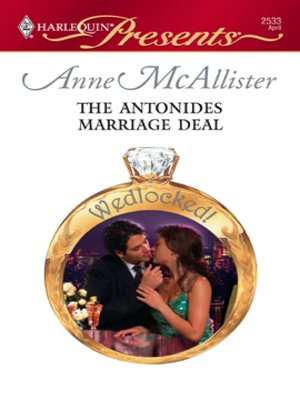 cover image of The Antonides Marriage Deal
